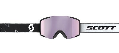 Превью Горнолыжная маска Маска горнолыжная SCOTT Shield + Extra Lens Black White/Lavender Chrome (424545-1007369)